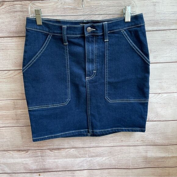 NEW WITHOUT TAGS WRANGLER‎ JEAN SKIRT - Picture 1 of 4